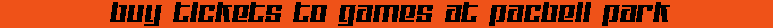 San Francisco Giants tickets
